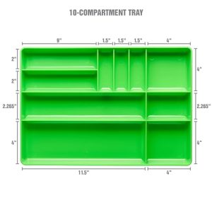 OEMTOOLS 10-Compartment Tool Box Organizer Tray