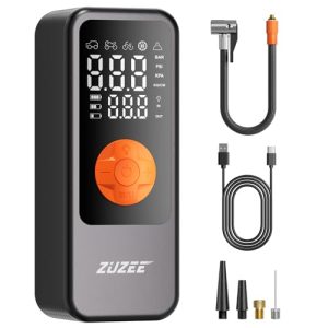 ZUZEE Portable 150 PSI Tire Inflator: Fast & Cordless