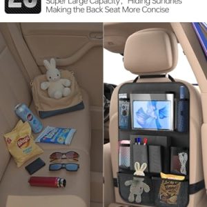 Backseat Car Organizer with Tablet Holder & 20 Pockets