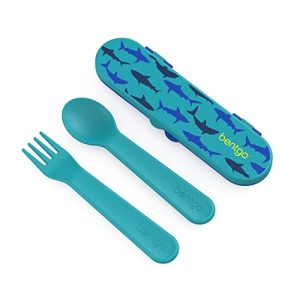 Bentgo Kids Utensil Set - Fork, Spoon & Case