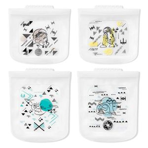 Pyrex Star Wars Silicone Storage Set - 4-Pc Reusable Bags