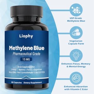Methylene Blue Capsules USP Grade w/ Vitamin C Ester