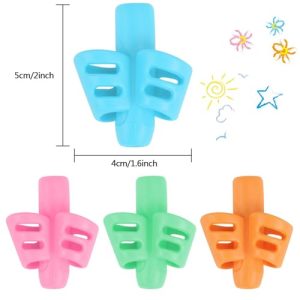 SANNIX 16-Pack Ergonomic Pencil Grippers for Kids Handwriting