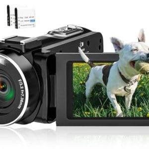 GTYOLOR 2.7K 48MP Vlogging Camera with Flip Screen