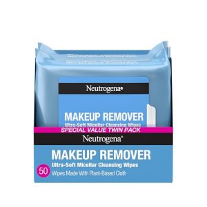 Neutrogena Makeup Remover Wipes – 50 Ct, Ultra-Soft Cleansing