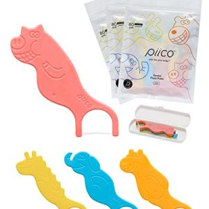 Piico Kids Unflavored Dental Floss Picks - 240 Ct.