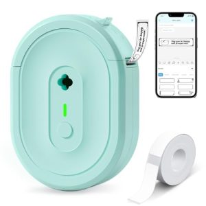 NDYIN N12 Portable Bluetooth Label Maker with Tape, Green