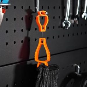 Glove Guard Clip – Blaze Orange, Large