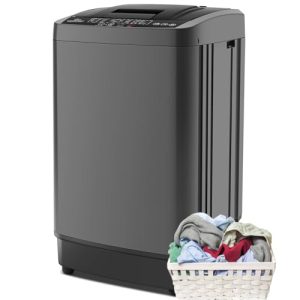 Nictemaw 17.8lb Full Auto Washer Dryer – Grey