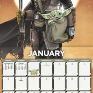 2025 The Mandalorian “The Child” Wall Calendar – Grogu
