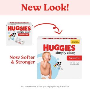 Huggies Simply Clean Unscented Baby Wipes – 704 Count