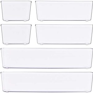 Simple Houseware Clear Drawer Organizer – 6 Pack