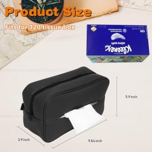 Witaxima Premium PU Leather Car Tissue Holder – Backseat