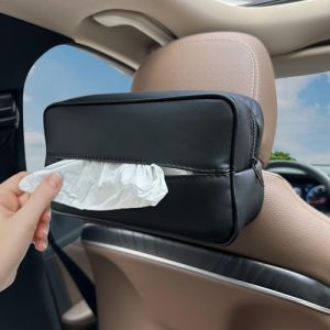 Witaxima Premium PU Leather Car Tissue Holder - Backseat