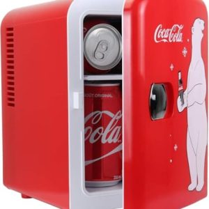 Coca-Cola Polar Bear 6-Can Portable Mini Fridge