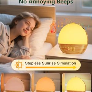Sunrise Alarm Clock with Sound Machine & Bluetooth