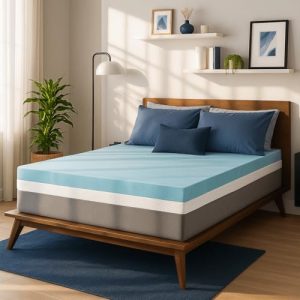 Sure2Sleep Twin XL 2" Gel Swirl Memory Foam Topper