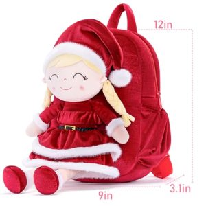 Gloveleya Plush Doll Backpack – Christmas & Birthday Gift