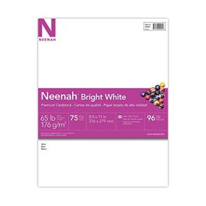 Astrobrights Bright White Cardstock – 75 Sheets