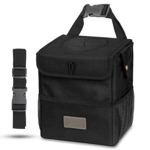 Creathing Touring Car Trash Can - 2 Gal, Leak-Proof