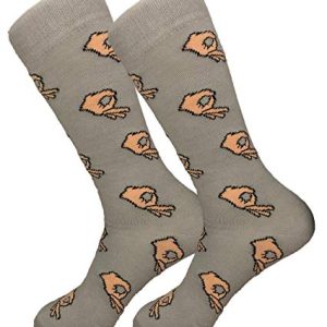 Circle Game Meme Dress Socks – Funny & Crazy Cotton Crew