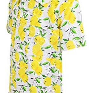 Unique Baby Boys Lemon Print Polo Shirt (2T)