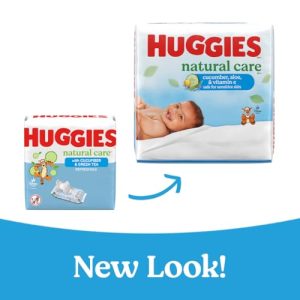 Huggies Natural Care Baby Wipes – Cucumber Aloe Scent