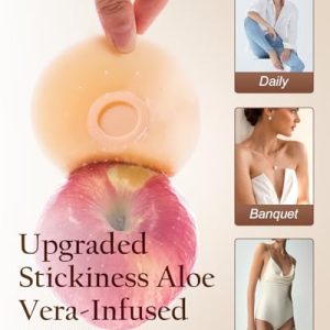 Reusable Nipple Covers: Sticky Bra Pasties 2-Pairs