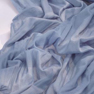 Dusty Blue Cheesecloth Table Runner – Boho Rustic Decor