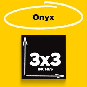 Post-it Super Sticky Notes 3×3 – 5 Pads, Black