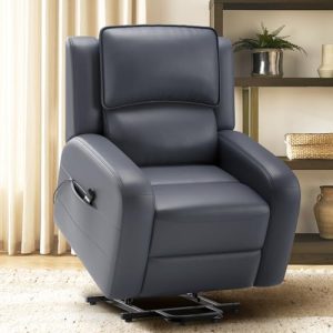 Grey Electric Power Lift Recliner - Ergonomic Design
