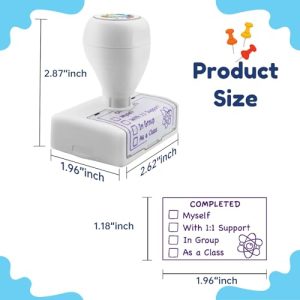 Happy Teacher Checkbox Stamps for Easy Grading