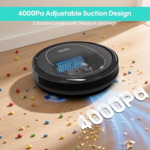 Robot Vacuum & Mop: 4000Pa Suction, Smart Home Cleaner