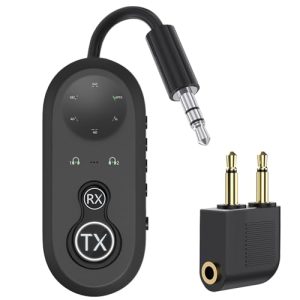 Bluetooth 5.4 Transmitter Receiver for Dual Earbuds