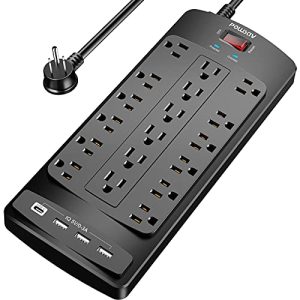 18-Outlet Heavy Duty Surge Protector Power Strip