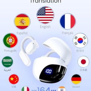 AI Translation Earbuds: 164 Languages, 80H Playtime