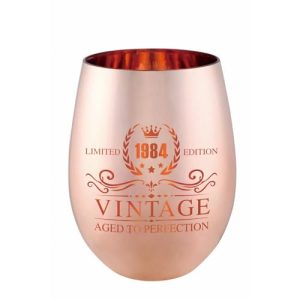 40th Birthday Wine Glass | Vintage 1984 Gift for Women