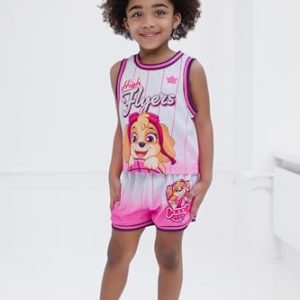 Paw Patrol Skye Toddler Girls Outfit – Athletic Tank & Shorts Set