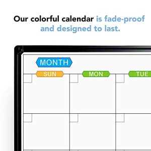 JILoffice 48″x36″ Magnetic Dry Erase Calendar