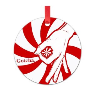 Funny Circle Game Meme Christmas Ornament 2024