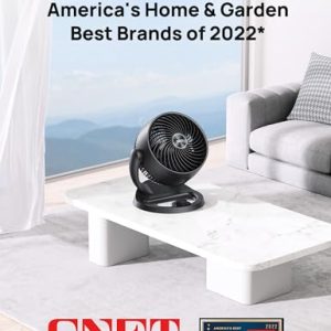 Dreo 12″ Quiet Table Fan: 70ft Airflow, 120° Tilt