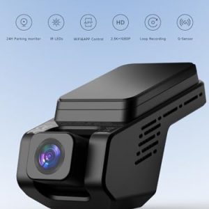 Dual Dash Cam Front & Inside | 2.5K+1080P Hidden Design