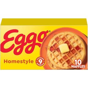 Eggo Homestyle Waffles – Quick Frozen Breakfast 10ct