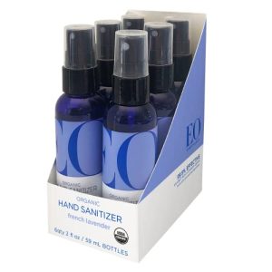 EO Organic Hand Sanitizer Spray - French Lavender (6-Pack)