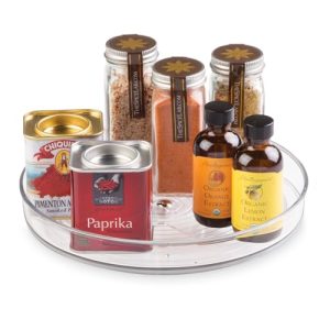 iDesign 9″ Recycled Plastic Lazy Susan Turntable Organizer