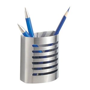 iDesign Magnetic Pen & Pencil Holder, Brushed Stainless Steel