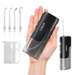 COSLUS Mini Travel Water Flosser – Cordless Oral Irrigator