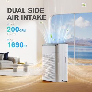 MORENTO Smart Air Purifier for Large Rooms & Pets