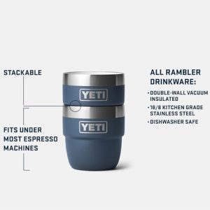 YETI Rambler 4 oz Stackable Espresso/Coffee Cup (2-Pack)