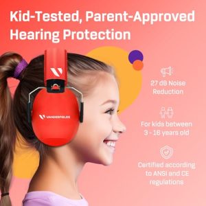VANDERFIELDS Kids Noise Cancelling Headphones – Safety